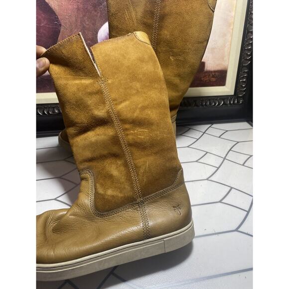 Frye Brown Boot Leather Style 7200043 Men’s Sz 9.5 M - Picture 12 of 12